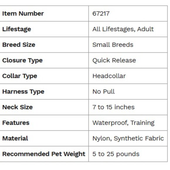 PetSafe Gentle Leader Headcollar - Black - Small Up to 25 lbs (E) - Picture 3 of 3